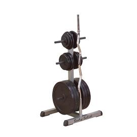 Body Solid Olympic Plate Tree & Bar Holder