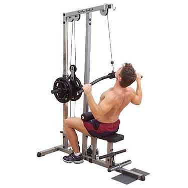 Body Solid Plate Loaded Lat Machine