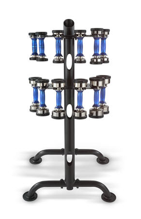Hampton Ultra-Bell Dumbbell Set With Rack