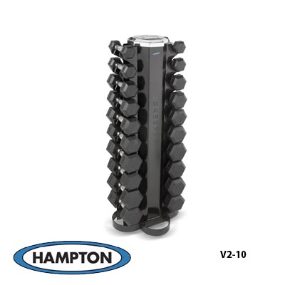 Hampton V2-10  Vertical Dumbbell Rack