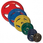 Body Solid 255 lb. Colored Rubber Grip Olympic Weight Set