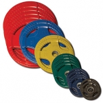 Body Solid 455 lb. Colored Rubber Grip Olympic Weight Set