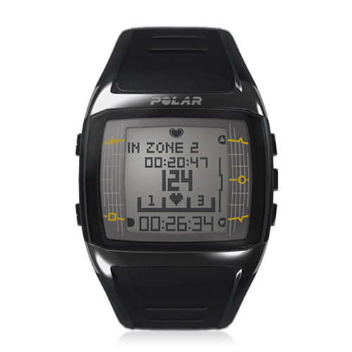 Polar FT60M Heart Rate Monitor Blk w/Wht Display
