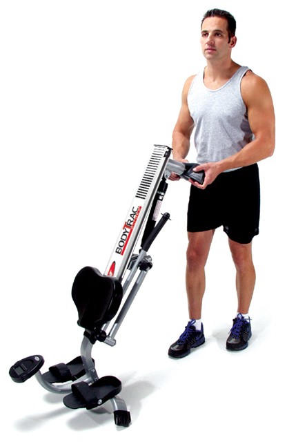 Stamina Body Trac Glider 1050 rowing arms fold and the rower can be stored in a closet or in the corner of a room