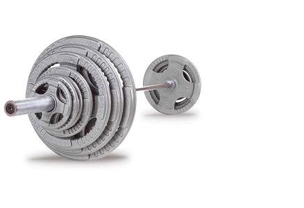 Body-Solid 300 lb Steel Grip Olympic Plate Set