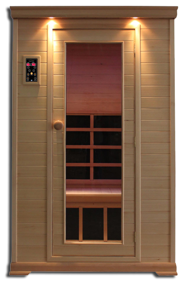Clearlight 2 Person Infrared Essential Aspen Wood Saunas