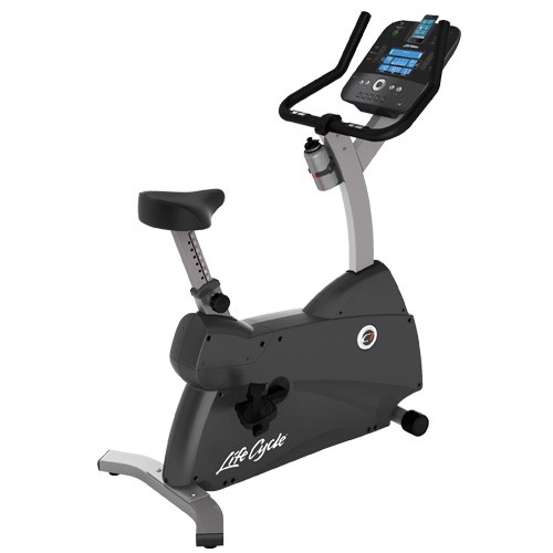 Life Fitness C1 Upright Lifecycle Bike with Track Console