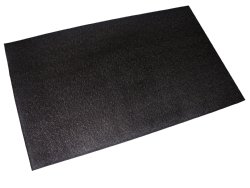 Elliptical Mat, 34" x 84" , Black