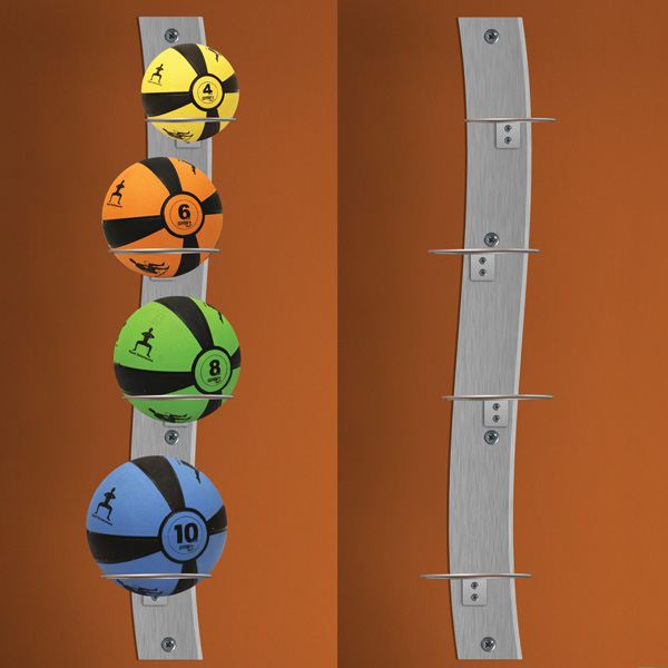 Prism Wall Mounted Medicine Ball Rack Only