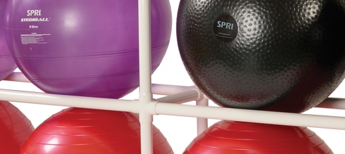 SPRI PVC 16 Ball Storage Rack