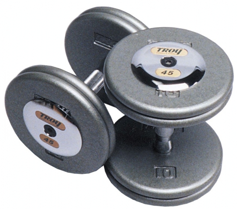 Troy Iron Pro Style Hammertone Dumbbell Set 105150 HFDCC FitnessZone