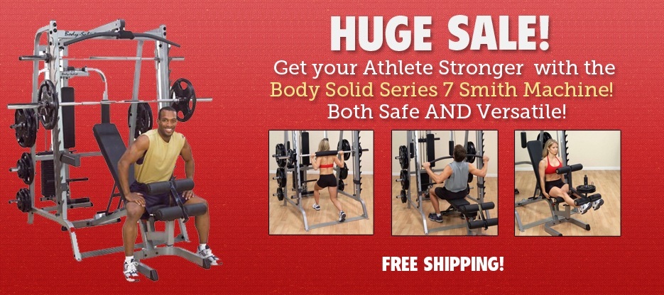 Body-Solid Series 7 Smith Machine Package System On Sale