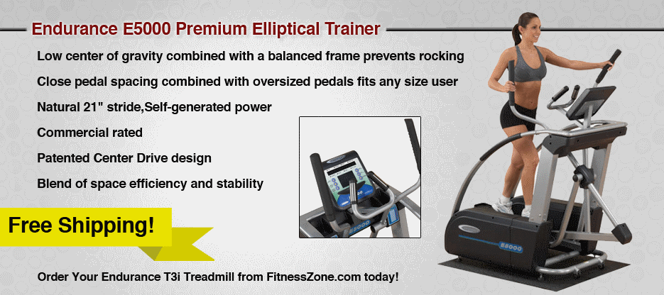Endurance E5000 Premium Elliptical Trainer