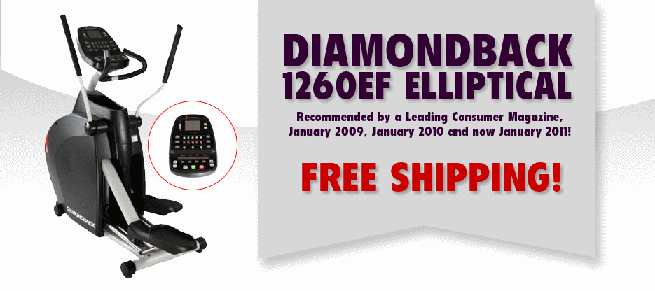Diamondback 1260Ef Elliptical Trainer On Sale