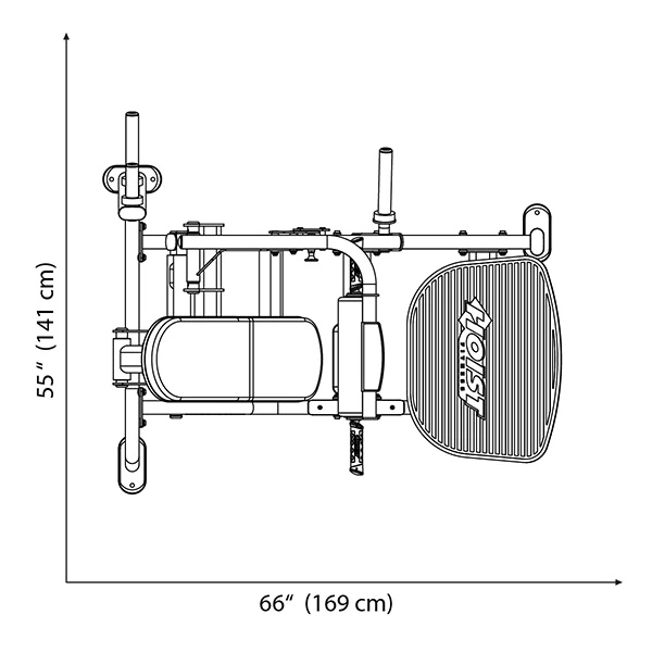 Hoist CF-3416 Glute Thrust Schematic