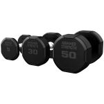 Hammer Strength 4-Sided Rubber Dumbbells 5-50lb