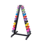 Body-Solid GDR24-NPACK Rack & 12 Pair Neoprene Dumbbells