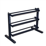 Body-Solid GDR363B 3-Tier Horizontal Dumbbell Rack
