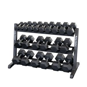 Body-Solid GDR48B 48" 3-Tier Dumbbell Rack