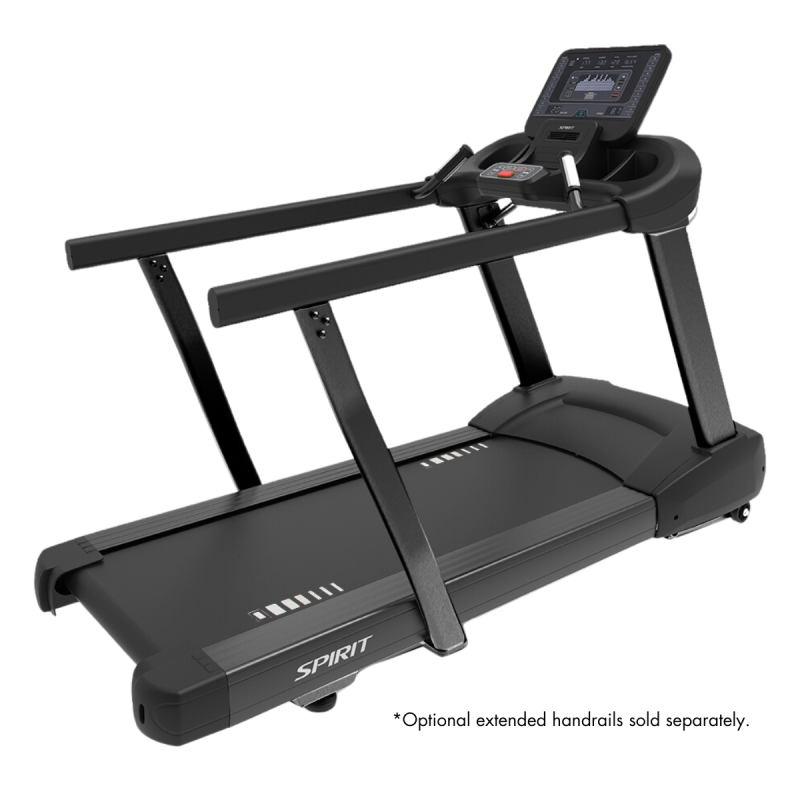 Spirit CT800 Commercial Treadmill with handrails