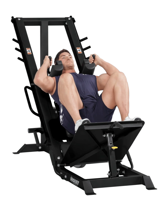 Hoist HF-4357 Leg Press Hack Combo Hack Position