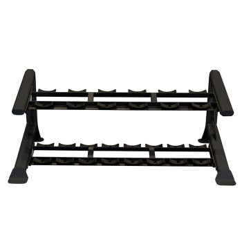 Body Solid Pro ClubLine SDKR500SD 2-Tier Saddle Dumbbell Rack