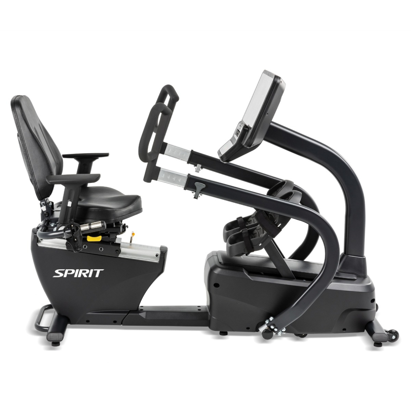 Spirit CRS800S Recumbent Stepper Side View