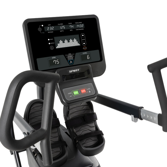 Spirit CRS800S Recumbent Stepper Display