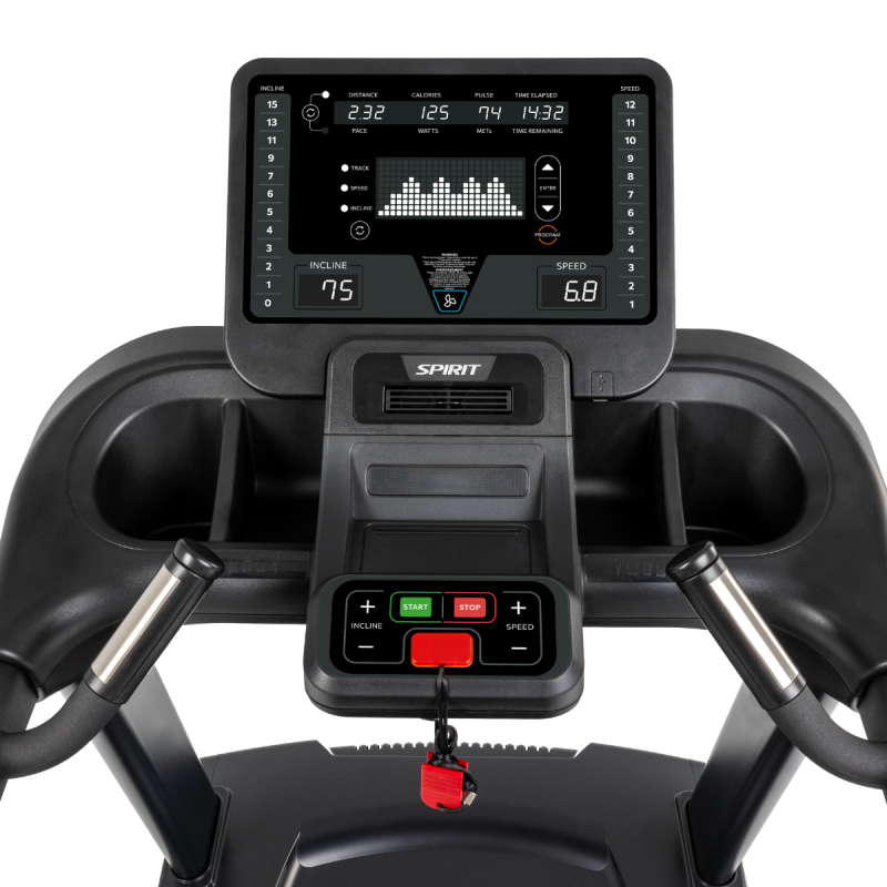 Spirit CT800 Commercial Treadmill Console