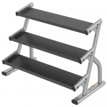 Life Fitness 3-Tier Flat Dumbbell Rack