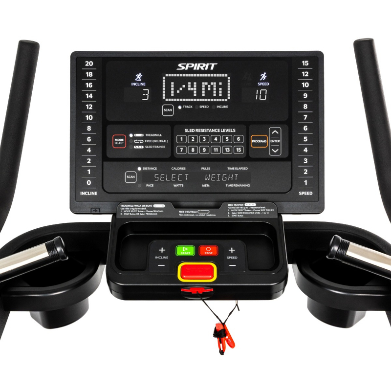 Spirit Fitness CTSBS900 Slat Belt Sled Treadmill