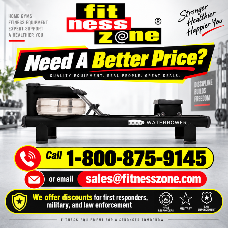 WaterRower M1 HiRise Rowing Machine with S4 BLE Monitor