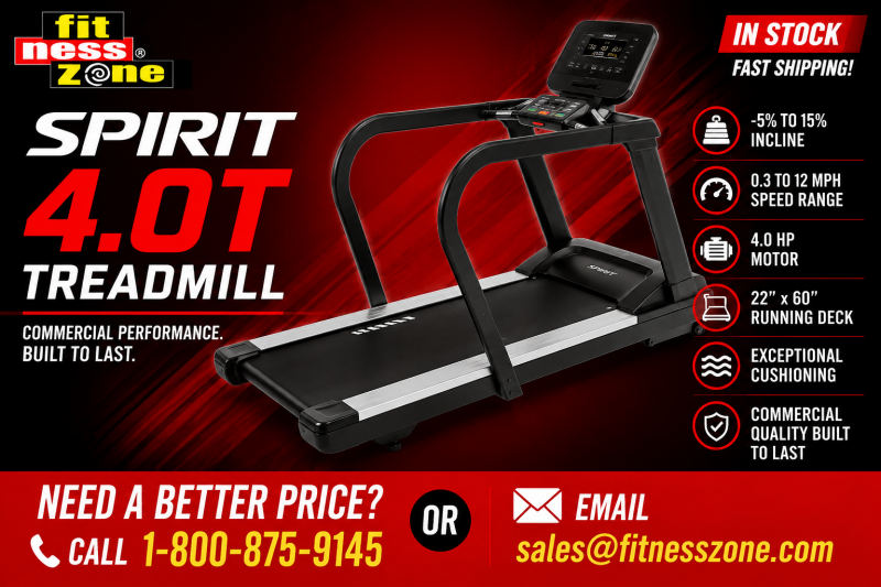 Spirit 4.0T Treadmill