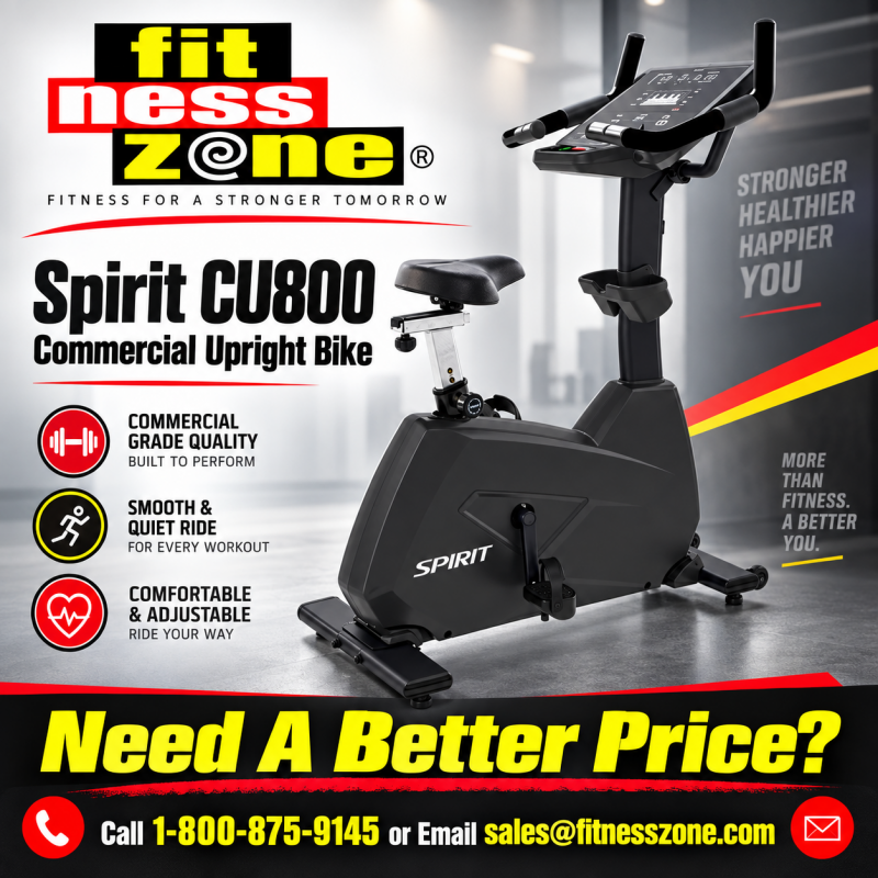 Spirit CU800 Commercial Upright Bike