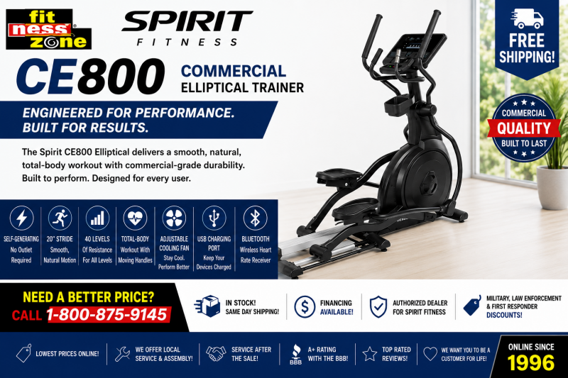 Spirit Fitness CE800 Elliptical Trainer