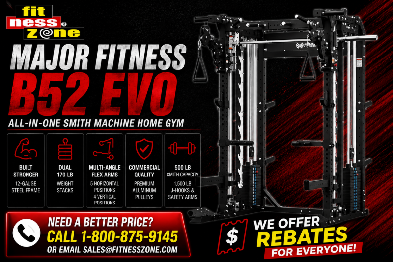 Major Fitness B52 EVO All-In-One Smith Machine Home Gym