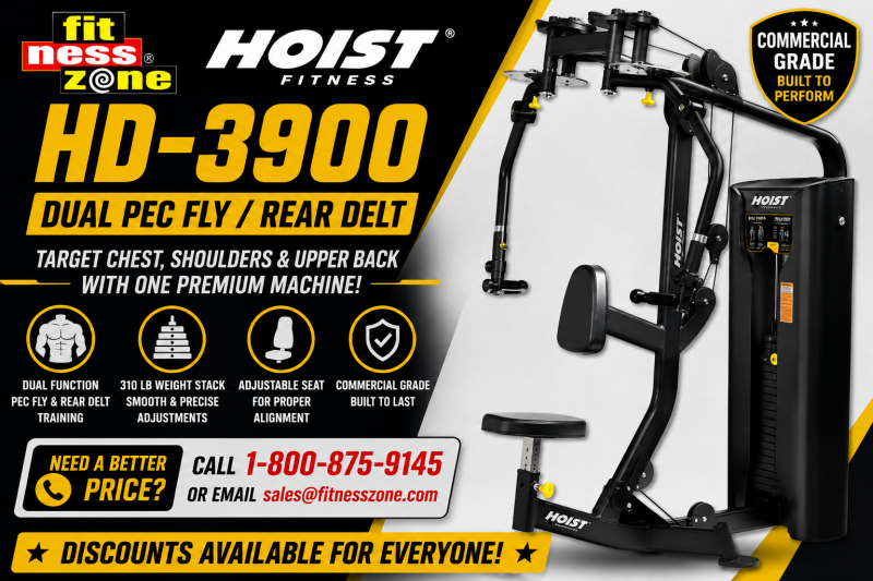 Hoist HD-3900 Dual Pec Fly/Rear Delt