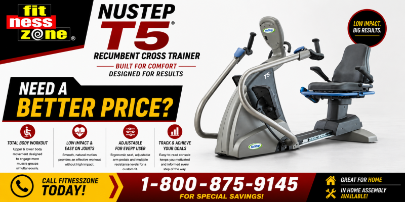 nustep t5 call for best price