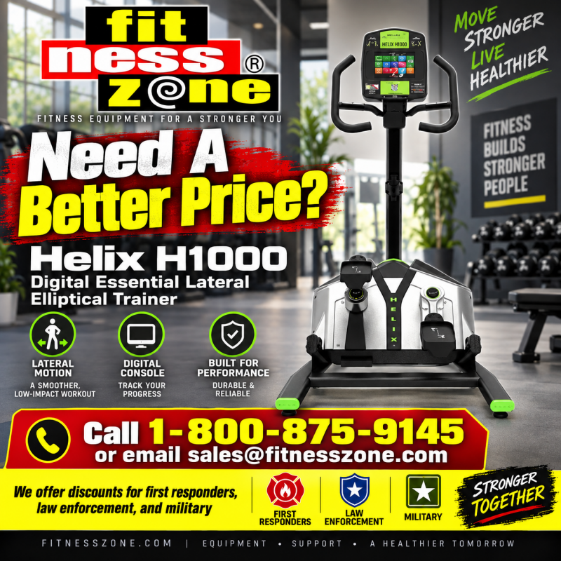 Helix H1000 Digital Essential Lateral Elliptical Trainer