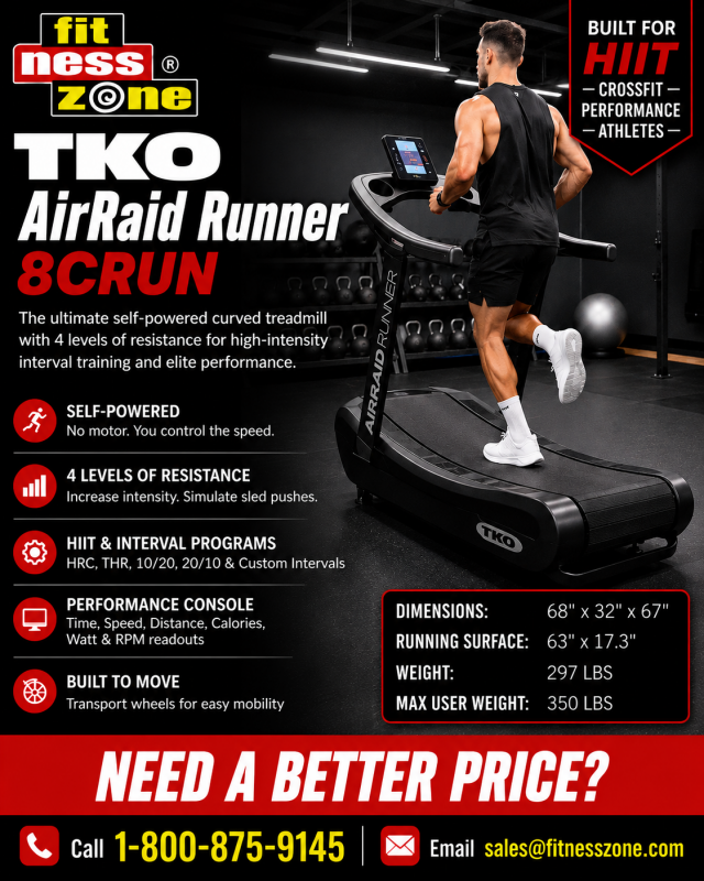 TKO AirRaid Runner 8CRUN Treadmill