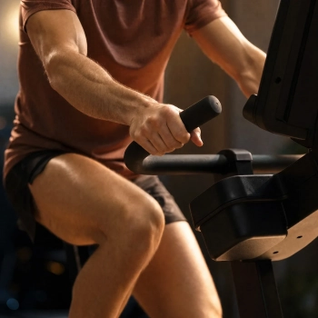 Life Fitness Atmos Upright Bike Home Edition