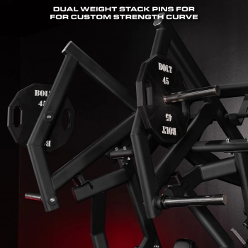 Bolt Fitness Hero Adjustable Plate Loaded DY Row
