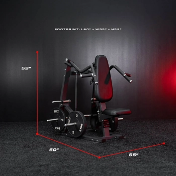 Bolt Fitness Classic Series Admiral Adjustable Plate Loaded Shoulder Press