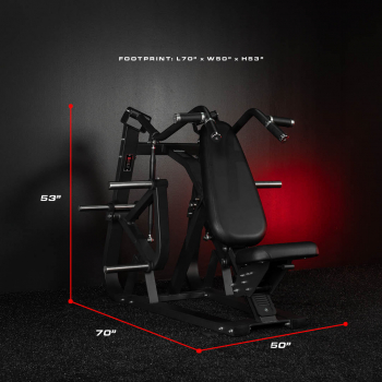 Bolt Fitness Classic Series Poseidon Plate Loaded Seated Incline Chest Press