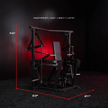 Bolt Fitness Sorcerer Plate Loaded Rail Seated Chest Press