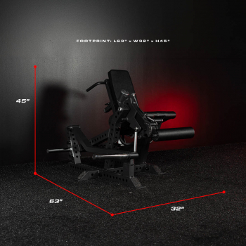 Bolt Fitness Commercial Plate Loaded Leg Extension Prone Leg Curl Combo