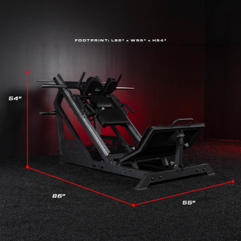 Bolt Fitness Zeus Hack Squat Linear Leg Press