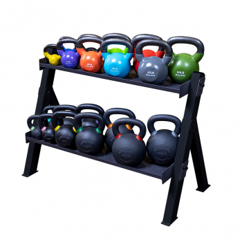 Body Solid GDKR100B Dumbbell/Kettlebell Rack