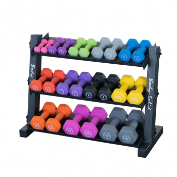Body Solid GDR34B 3-Tier Dumbbell Rack