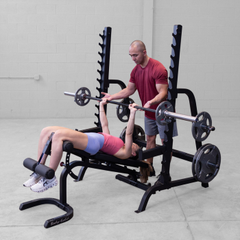 Body Solid GPR370B Olympic Multi Press Rack